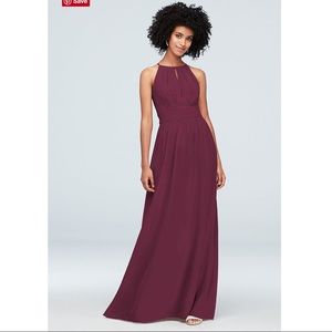 COPY - NWT David’s Bridal HIGH-NECK BRIDESMAID DR…